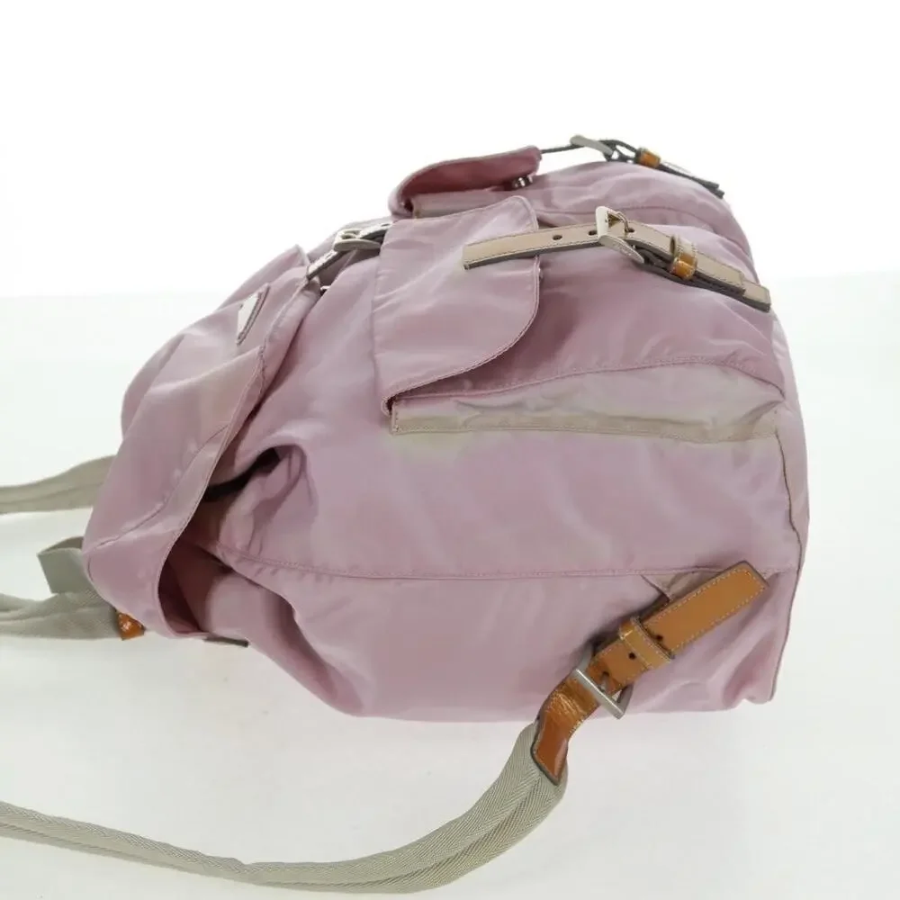 Prada Nylon Backpack Pink